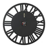 LUVODI Decorative Mirrored Wall Clock Almost Silent Easy to Read for Living Room