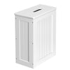 Bath Bathroom Cabinet 4 Drawer Floor Storage Cupboard Wooden Storage Unit White