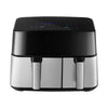 10L Air Fryer Double Baskets Digital Heathy Cooker Kitchen Oven Low Fat Cooker