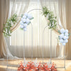 Set of 3 Wedding Arch Backdrop Stand Flower Display Frame Backdrop Metal Rack