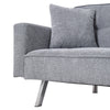 3 Seater Sleeper Sofabed Foldable Fabric Recliner Chair Click Clack Settee Couch