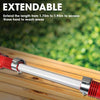 Powerworks Cordless Long Reach Hedge Trimmer - 40V Telescopic Pole Cutter