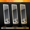 160x50cm LED Full Length Mirror Touch Sensor 3 Color Modes for Bedroom Bathroom