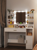 Dressing Table With 8 Shelves LED Mirror Set Makeup Desk Vanity Table Bedroom
