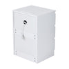3 Drawers Bedside Table Cabinets w/ Charging Station Nightstand Storage Unit