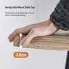 Dining Table Dining Room Kitchen Garden Table Metal Straight Legs Wooden Color