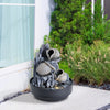 Indoor Desktop LED Water Feature Fountain Home Decor Polyresin Waterfall Statues