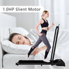 Fitness Treadmill Home Office Electric Walking Pad Under Desk Machine w/ Remote