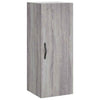 Highboard Grey Sonoma 34.5x34x180 cm Engineered Wood vidaXL