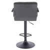 2x Kitchen Barstools Height Adjustable Pub Swvivel Chairs with Armrest Backrest