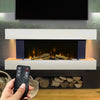Fireplace Suite Electric Fire Surrounds Media Flame Bedroom Living Room Heater