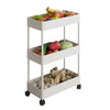 Kitchen Storage Stand Trolley Organiser Basket Fruit Vegetable Rack On Wheels