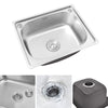Single/Double Bowl Kitchen Sink Stainless Steel Undermount Drainer Waste Kit NEW