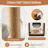 Indoor Cat Furniture End Table Cat House Wooden Cat Scratch Side Table