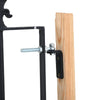 Metal Single Garden Gate Wrought Iron Barrier Doors Fence Panel Manor Entrance