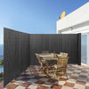 Bamboo Slat Natural Garden Fencing Privacy Screen Fence Panel Roll Green Yellow