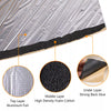 10m Sound Deadening Roll Car Van Heat Insulation 10mm Thick Closed Cell Foam UK.