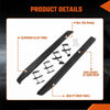 For Range Rover Sport L494 & Vogue L405 Side Steps Running Board Black 2013-2021