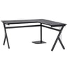 L-Shaped Corner Computer Desk Laptop Workstation PC Table Home Office With CPU S