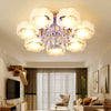 Modern LED Crystal Ceiling Lights Chandelier Lamp Kitchen Bed Living Room Light