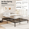 30CM Platform Bed King Size Metal Bed Frame-Black