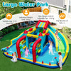 Kids Jumping House Inflatable Double Water Slide Park(Blower Excluded)