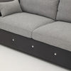 Luxury 2, 3 Seater Linen Fabric Couch Sofa Corner Chaise Settee Living Room Set