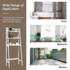 3-Tier Washing Machine Shelves Bathroom Over Toilet Storage Rack Organizer White
