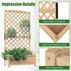 Vertical Indoor & Outdoor Plant Container Raised Garden Bed-Natural