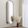 Wall Mounted Full Length Mirror Arch Metal Frame Bedroom Dressing Room Mirrors