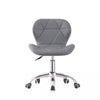 Adjustable Cushioned Computer Desk Office Chair Chrome Legs Lift Swivel Chairs