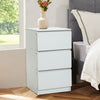 Modern Bedside Table Drawers Cabinet Bedroom Furniture Storage Nightstand Shelf
