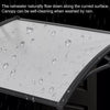 Door Canopy Awning Shelter Front Back Porch Outdoor Shade Patio Roof Rain Cover