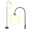 LED Floor Lamp Standing Night Light Modern Living Room Reading Lamp Black