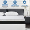 LUXURY COMFORT MEMORY FOAM MATTRESS QUILTED DESIGN SINGLE 3FT DOULBE 4F6 KING5FT