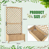 Vertical Indoor & Outdoor Plant Container Raised Garden Bed-Natural