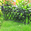 4/8/12x Flexible Garden Lawn Grass Edging Picket Border Panel Plastic Wall Fence