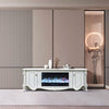 Fireplace TV Stand for TVs up to 65 Inches With 1500W Electric Fireplace Insert