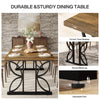Dining Table for 6, Farmhouse Kitchen Dinner Table Dining Room Table Desk