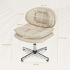 Home Office Desk Chair Upholstered Computer Chair Modern Swivel Task Chair