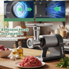 Electric Meat Grinder 2000W Mincer Sausage Kibbe Reverse Function Black Silver