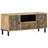 TV Cabinet Stand Entertainment Centre Media Unit Solid Wood Mango vidaXL