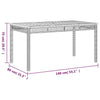 ShCuShan 3 Piece Garden Dining Set with Cushions Black Poly Rattan,Rattan D2R8