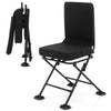 360° Swivel Silent Hunting Chair Folding Camo Blind Hunter Chair Fishing Camping