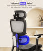 Ergonomic Office Chair Mesh Computer Desk Chair with Adjustable 6D Armrest