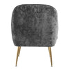 Velvet Scallop Shell Back Tub Chair Armchair Dressing Sofa Stool Bedroom Lounge