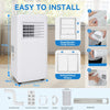 9000BTU Portable Air Conditioner Mobile Unit with Remote Control WIFI 24H Timer