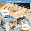 Kids Workbench Toy Large Wooden Tool Bench Toddler Pretend Play Workbench