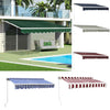 Manual Retractable Awning Canopy Window Balcony Doors Sun Shade Shelter Outdoor