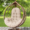 Large Garden Outdoor Hanging Swing Egg Chair Cushion Replacement Seat Mat Pillow